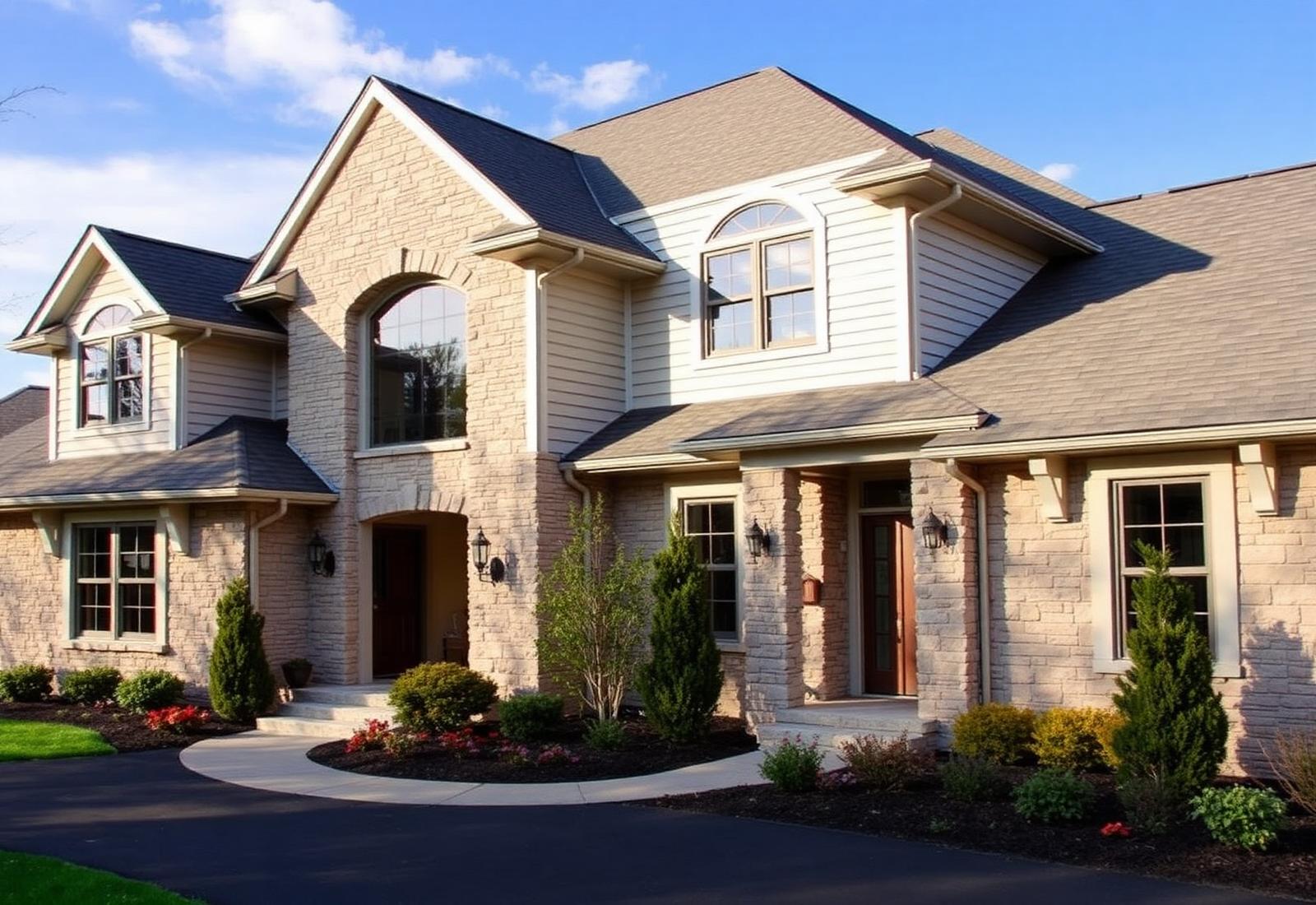 Custom residential home built by Mullaraj Construction